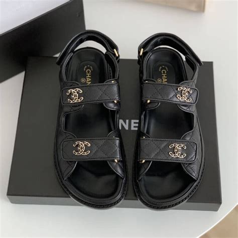 sandales chanel 2021|Chanel velcro sandals price.